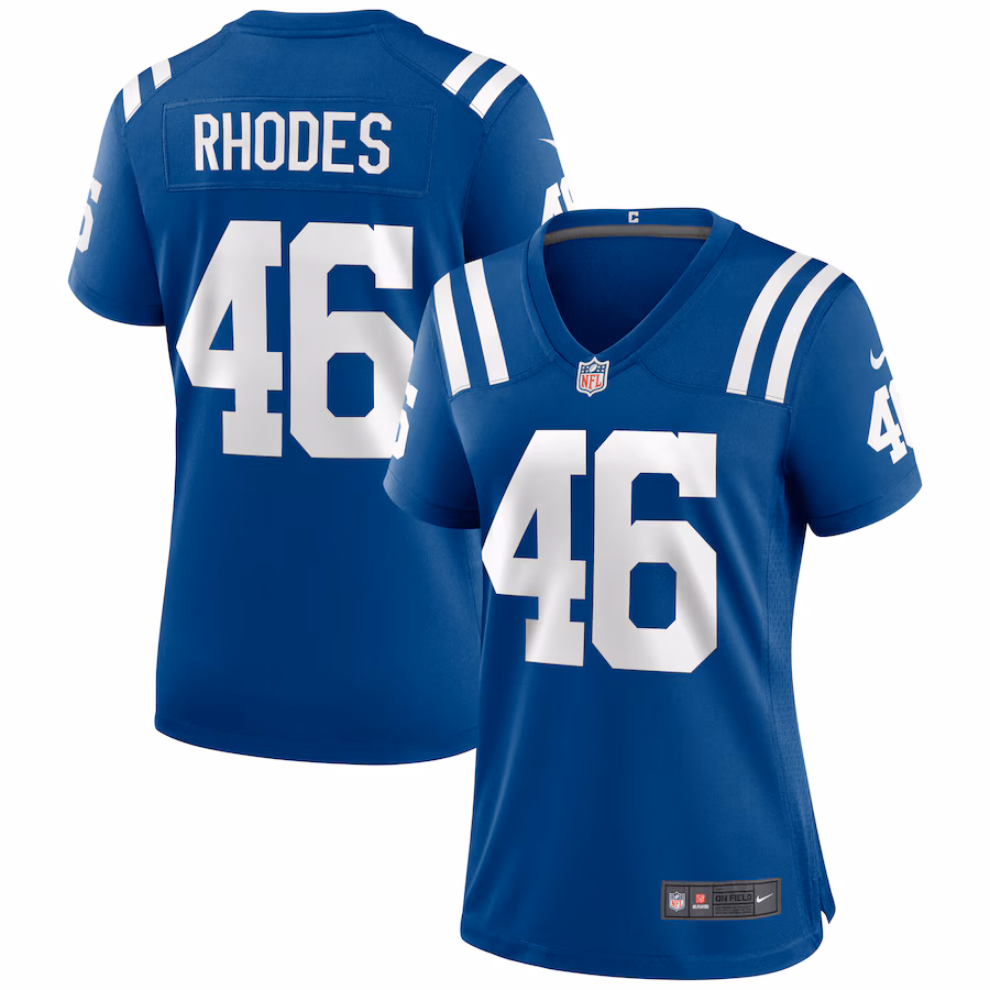 Women's Indianapolis Colts Luke Rhodes Nike Royal Game Jersey - SUjersey01