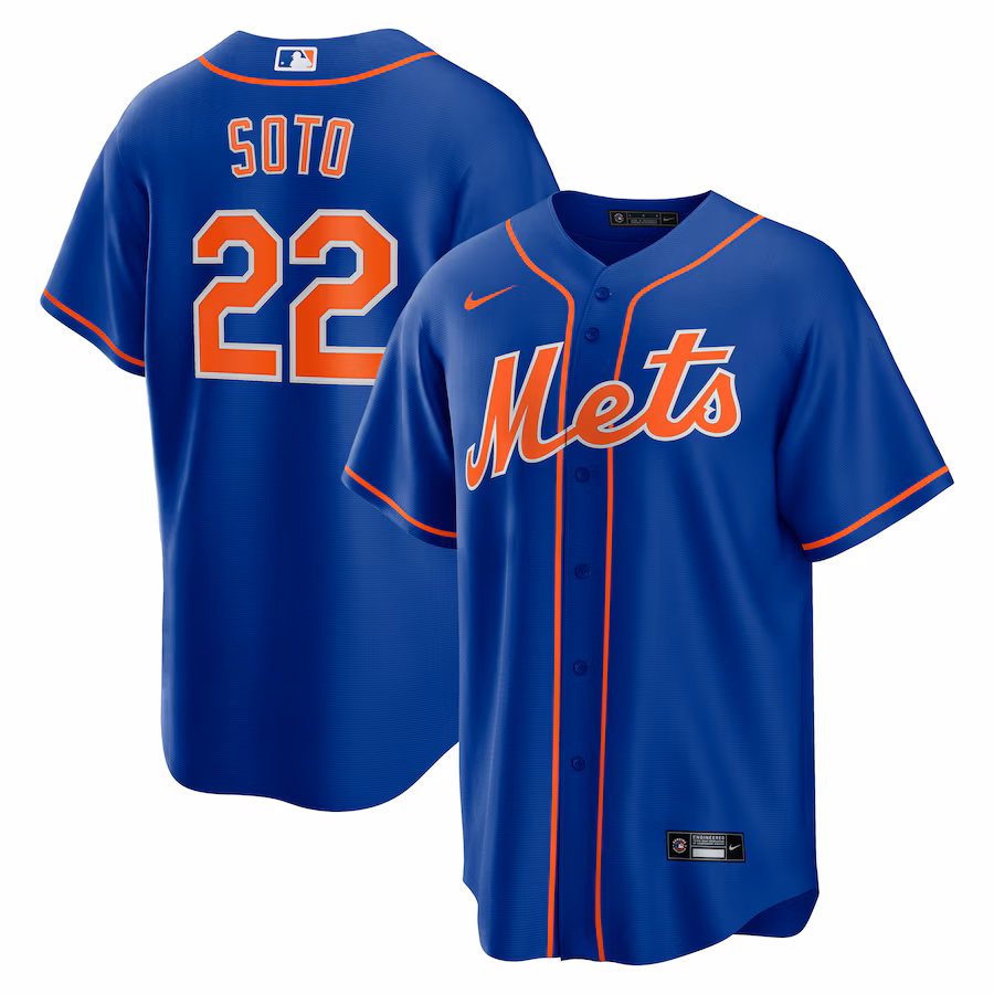 Men's New York Mets Juan Soto Nike Royal Replica Player Jersey - SUjersey01