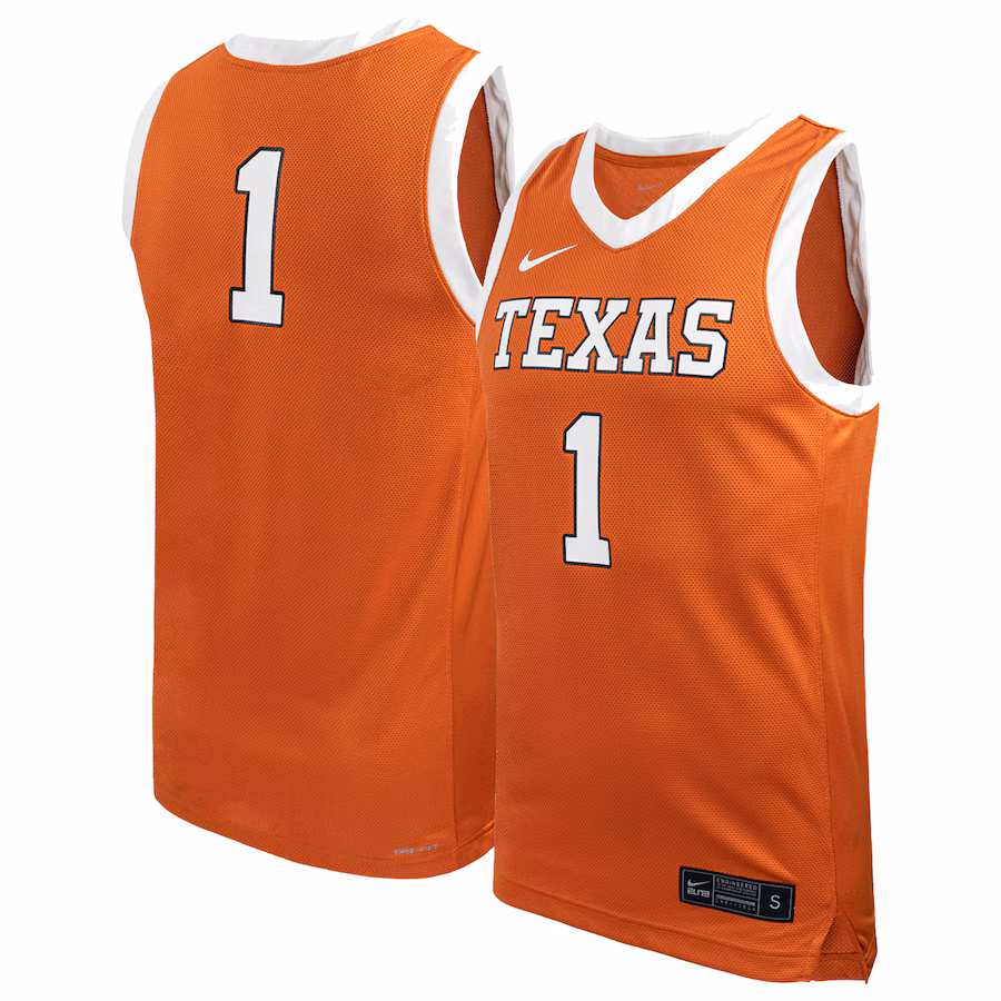 Unisex Nike Texas Orange Texas Longhorns Replica Basketball Jersey - SUjersey01