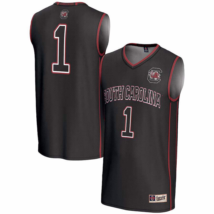 Unisex GameDay Greats #1 Black South Carolina Gamecocks Lightweight Basketball Jersey - SUjersey01