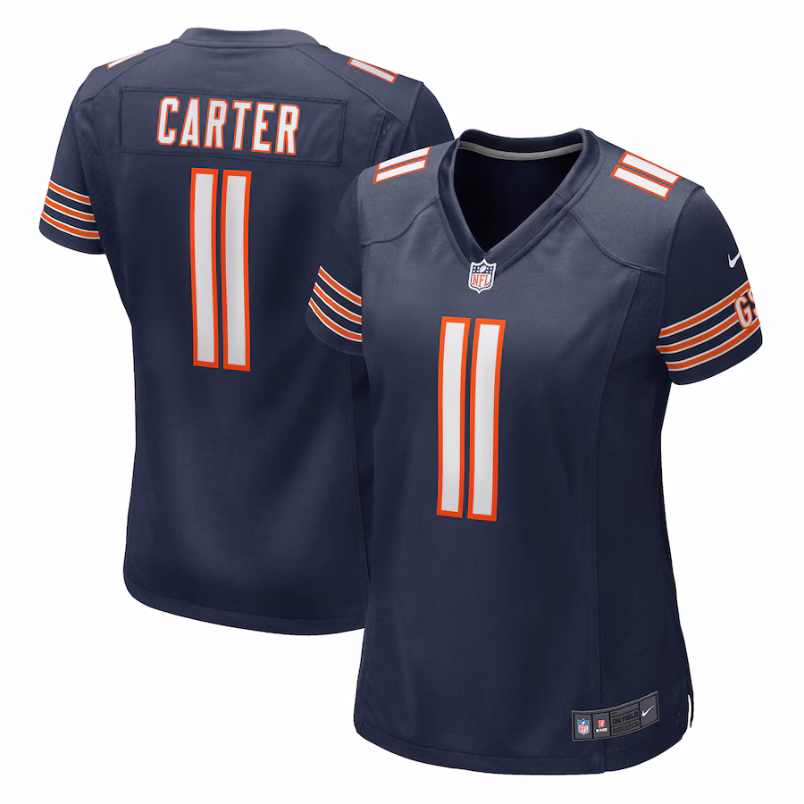 Women's Chicago Bears DeAndre Carter Nike Navy Game Jersey - SUjersey01
