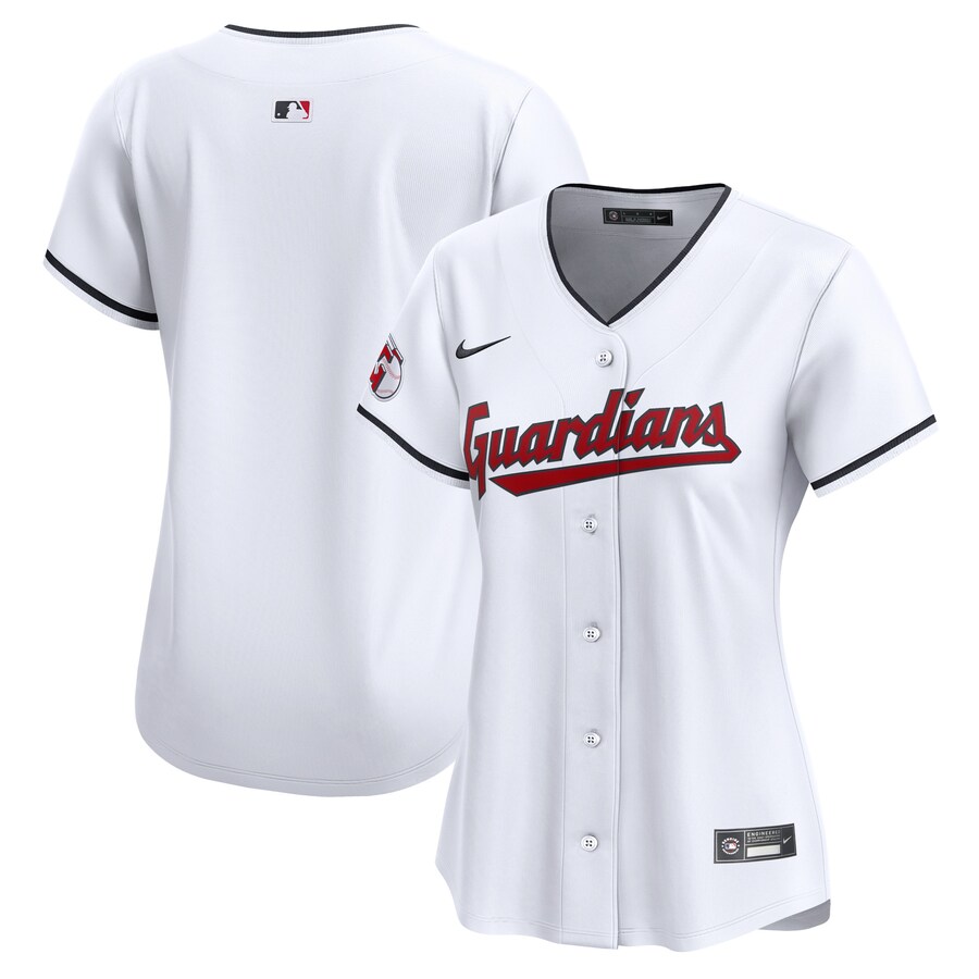 Women's Cleveland Guardians Nike White Home Limited Jersey - SUjersey01