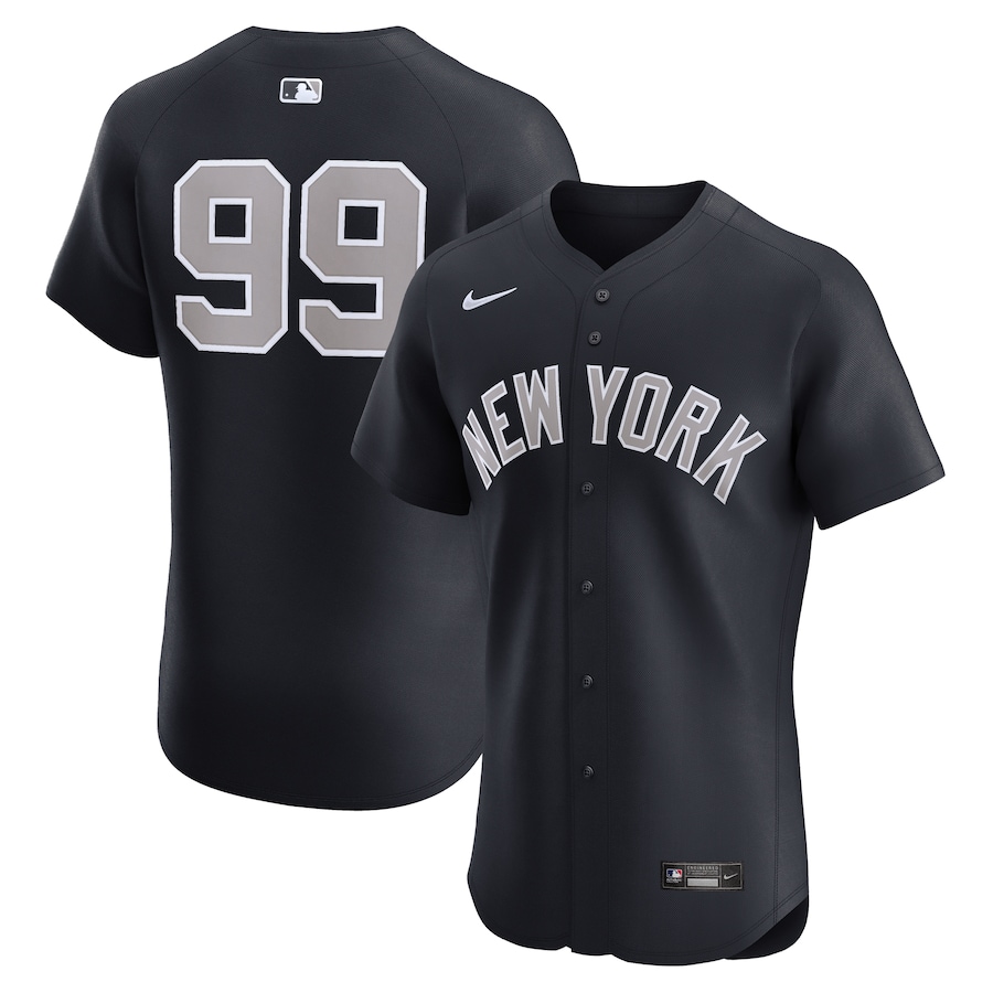 Men's New York Yankees Aaron Judge Nike Navy Alternate Elite Jersey - SUjersey01