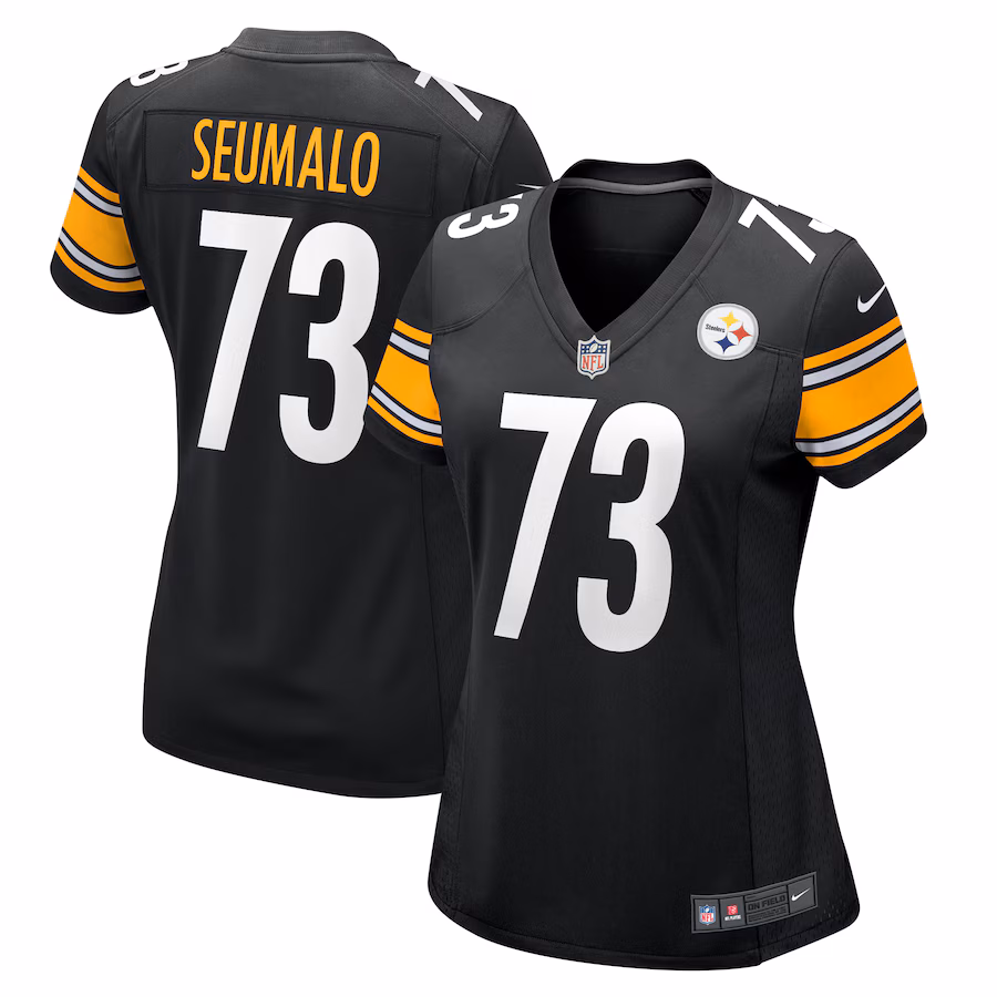 Women's Pittsburgh Steelers Isaac Seumalo Nike  Black  Game Jersey - SUjersey01
