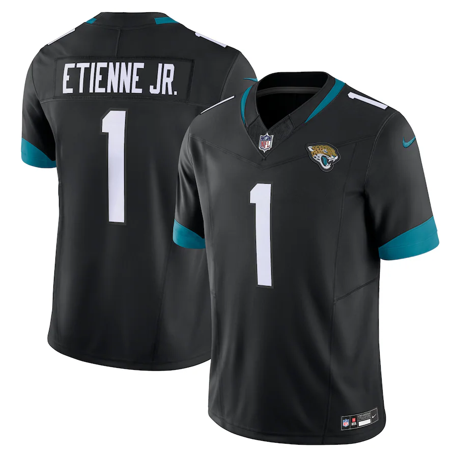 Men's Jacksonville Jaguars Travis Etienne Nike Black Vapor F.U.S.E. Limited Jersey - SUjersey01