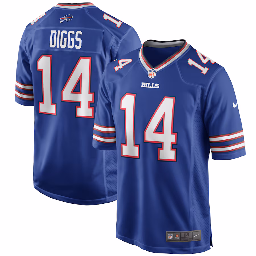 Men's Buffalo Bills Stefon Diggs Nike Royal Game Player Jersey - SUjersey01