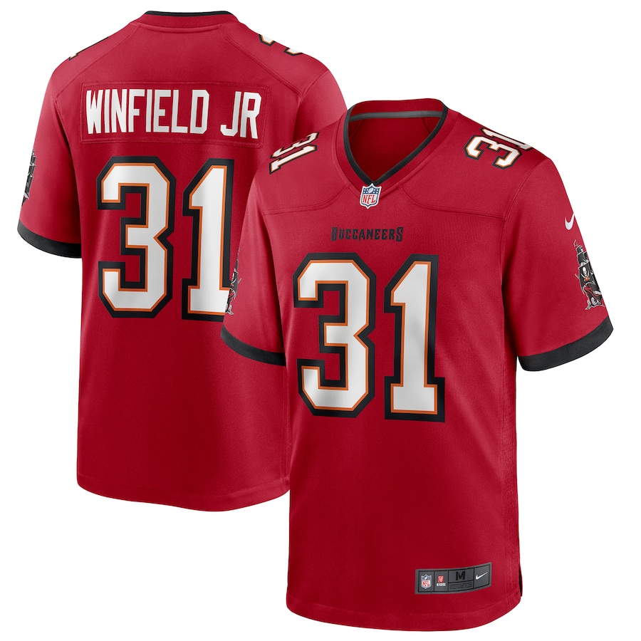 Men's Tampa Bay Buccaneers Antoine Winfield Jr. Nike Red Game Jersey - SUjersey01