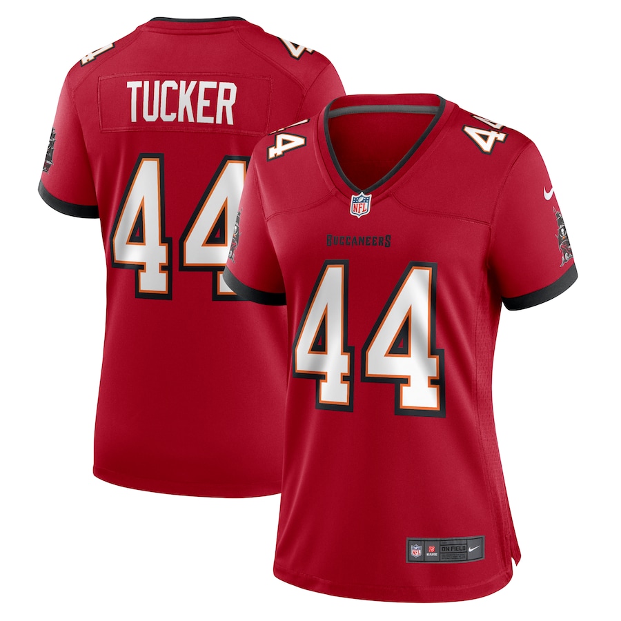 Women's Tampa Bay Buccaneers Sean Tucker Nike  Red  Game Jersey - SUjersey01