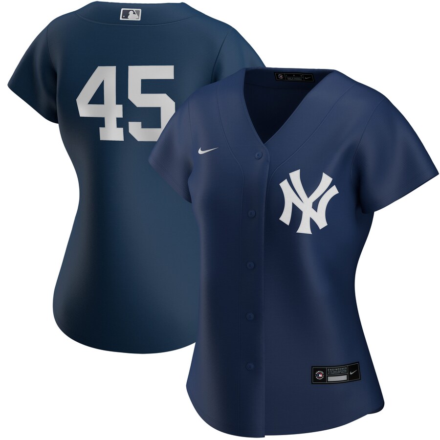 Women's New York Yankees Gerrit Cole Nike Navy Alternate Replica Player Jersey - SUjersey01