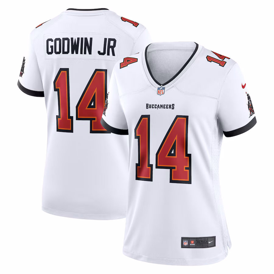 Women's Tampa Bay Buccaneers Chris Godwin Jr. Nike White Game Player Jersey - SUjersey01