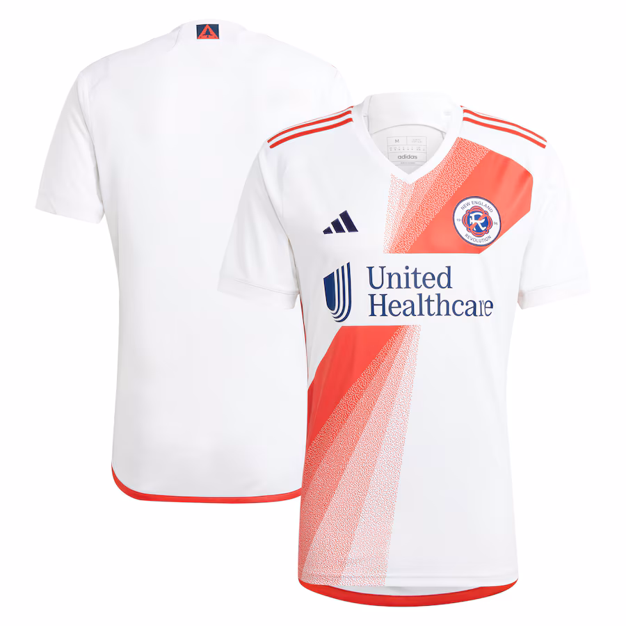 Men's New England Revolution adidas White 2023 Defiance Replica Jersey - SUjersey01