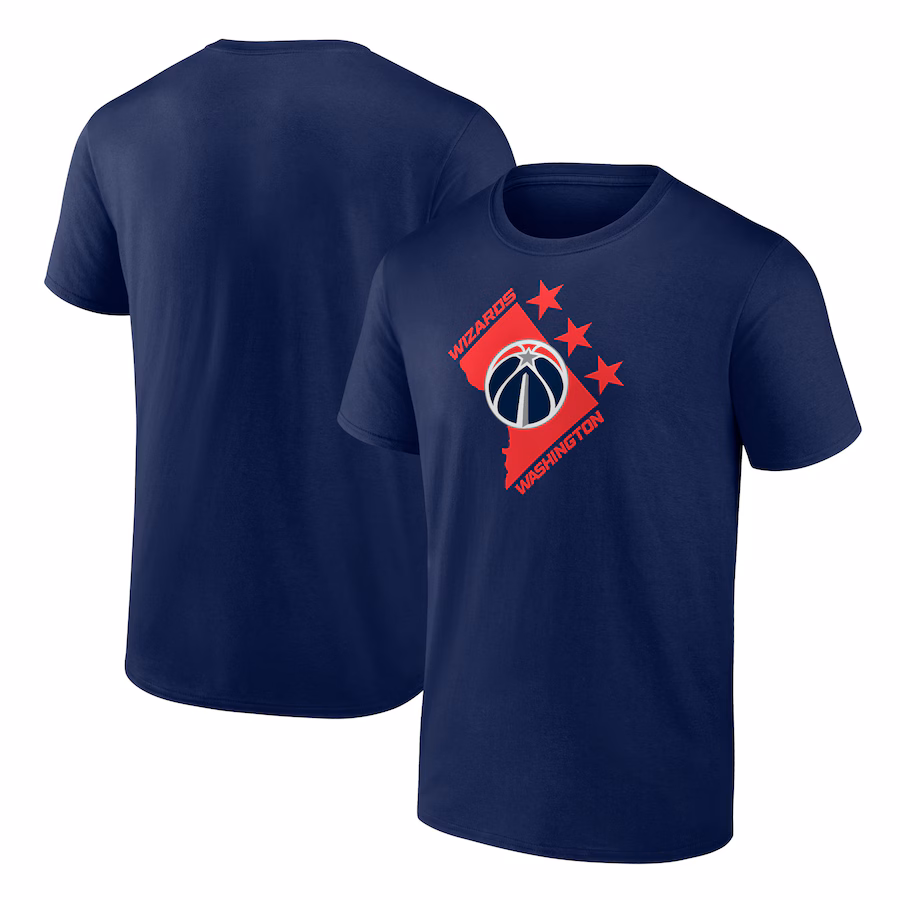 Men's Washington Wizards Navy Tip-Off T-Shirt - SUjersey01