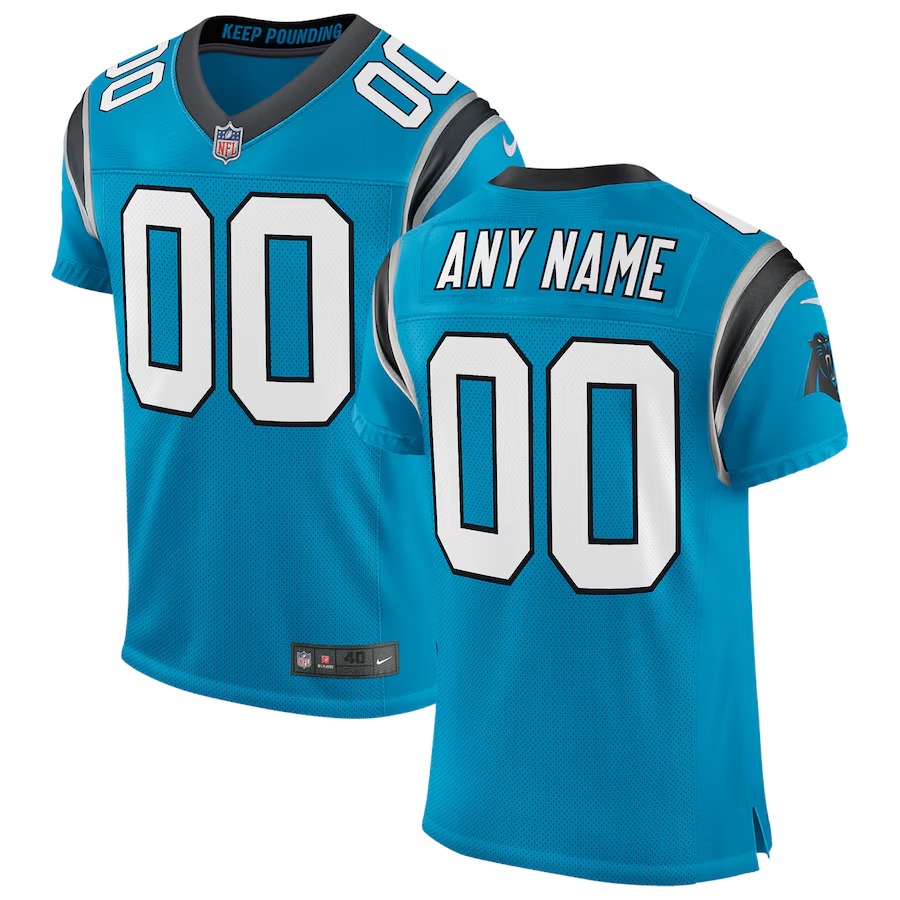 Men's Carolina Panthers Nike Blue Classic Elite Custom Jersey - SUjersey01