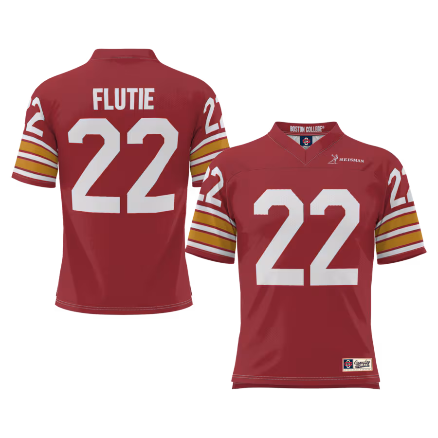 Youth GameDay Greats Doug Flutie Maroon Boston College Eagles Heisman Football Jersey - SUjersey01