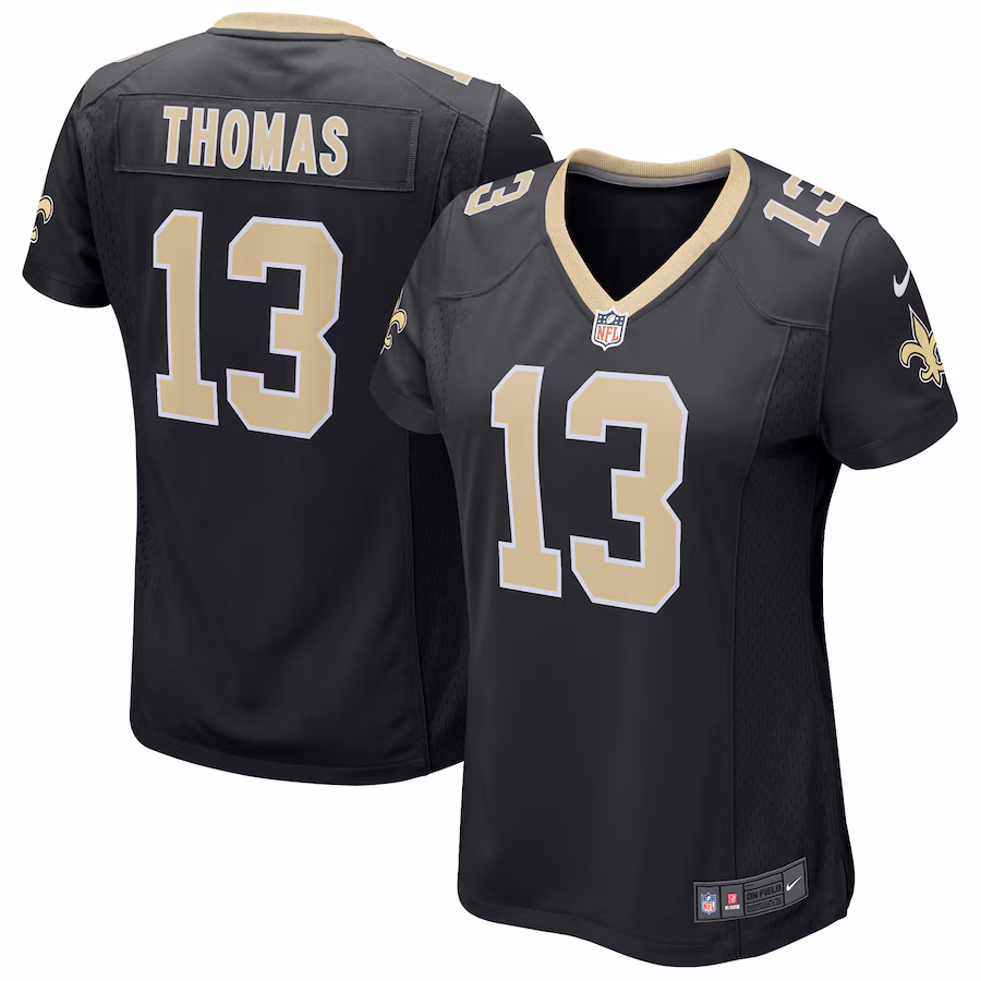 Women's Nike Michael Thomas Black New Orleans Saints Game Jersey - SUjersey01