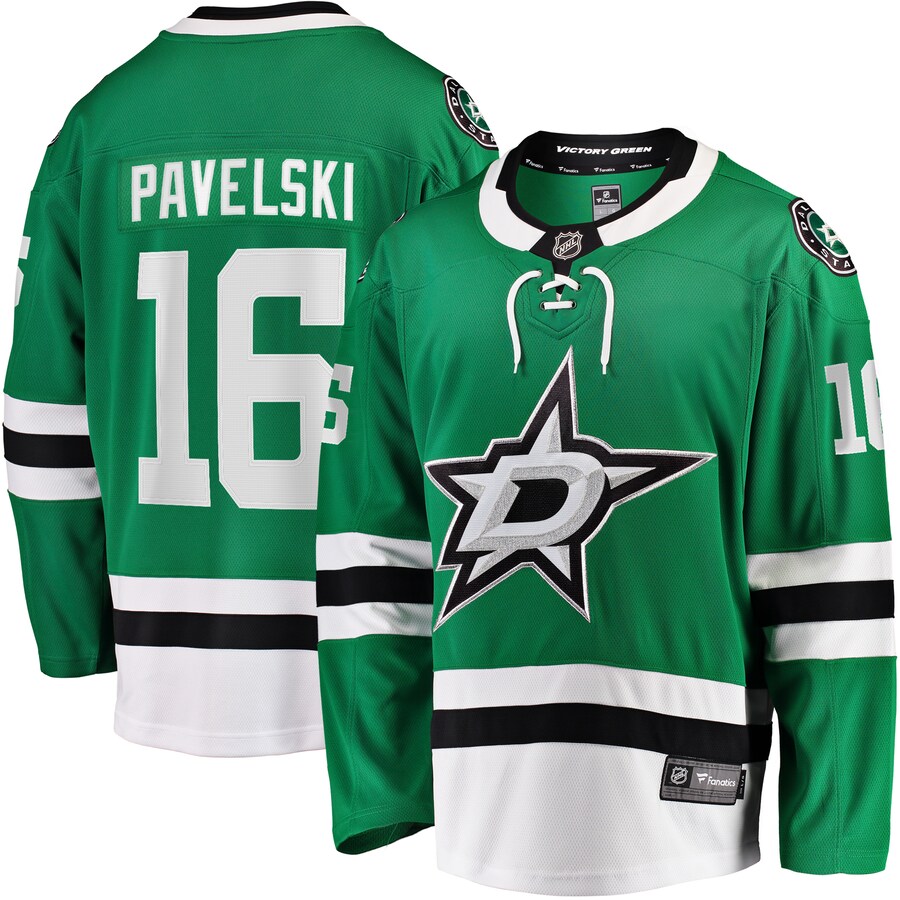 Men's Dallas Stars Joe Pavelski Fanatics Branded Kelly Green Breakaway Home Player Jersey - SUjersey01