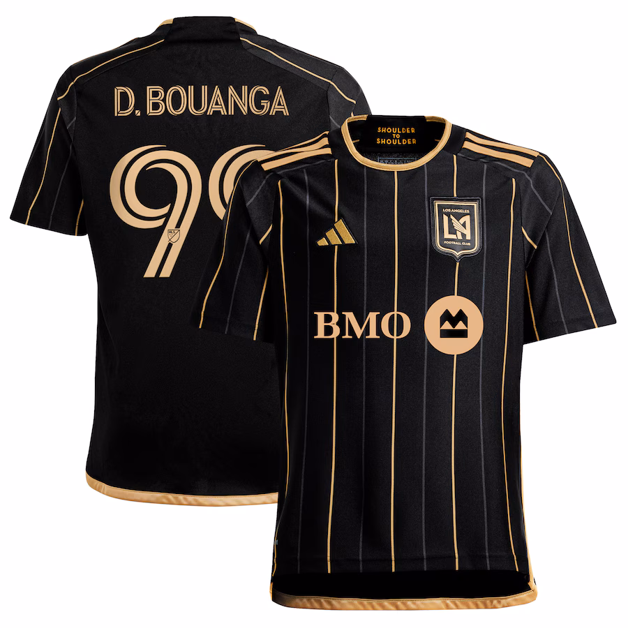 Youth LAFC Denis Bouanga adidas Black 2024 Primary Replica Player Jersey - SUjersey01
