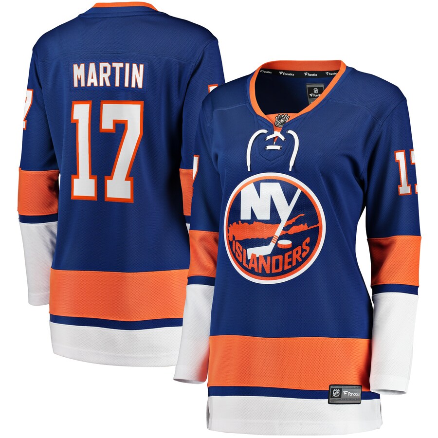 Women's New York Islanders Matt Martin Fanatics Branded Royal Home Team Breakaway Player Jersey - SUjersey01
