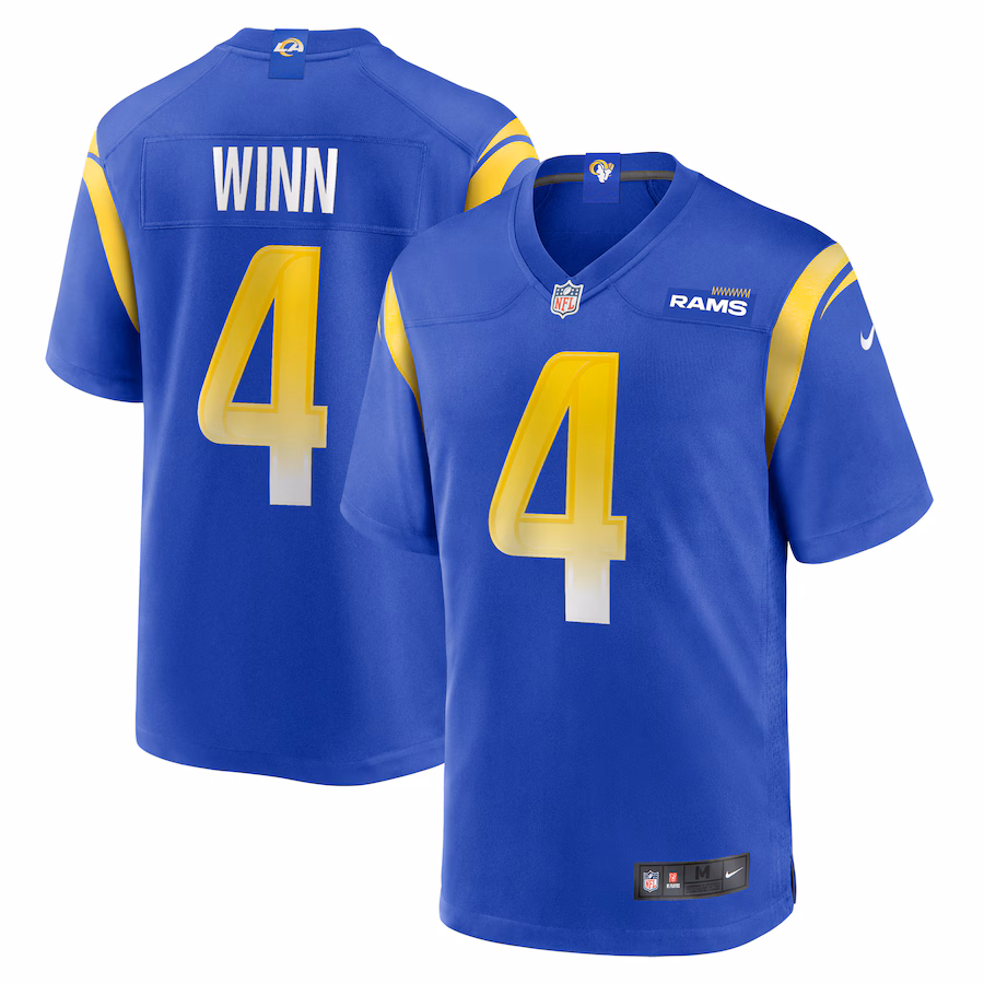 Men's Los Angeles Rams Dresser Winn Nike  Royal Team Game Jersey - SUjersey01