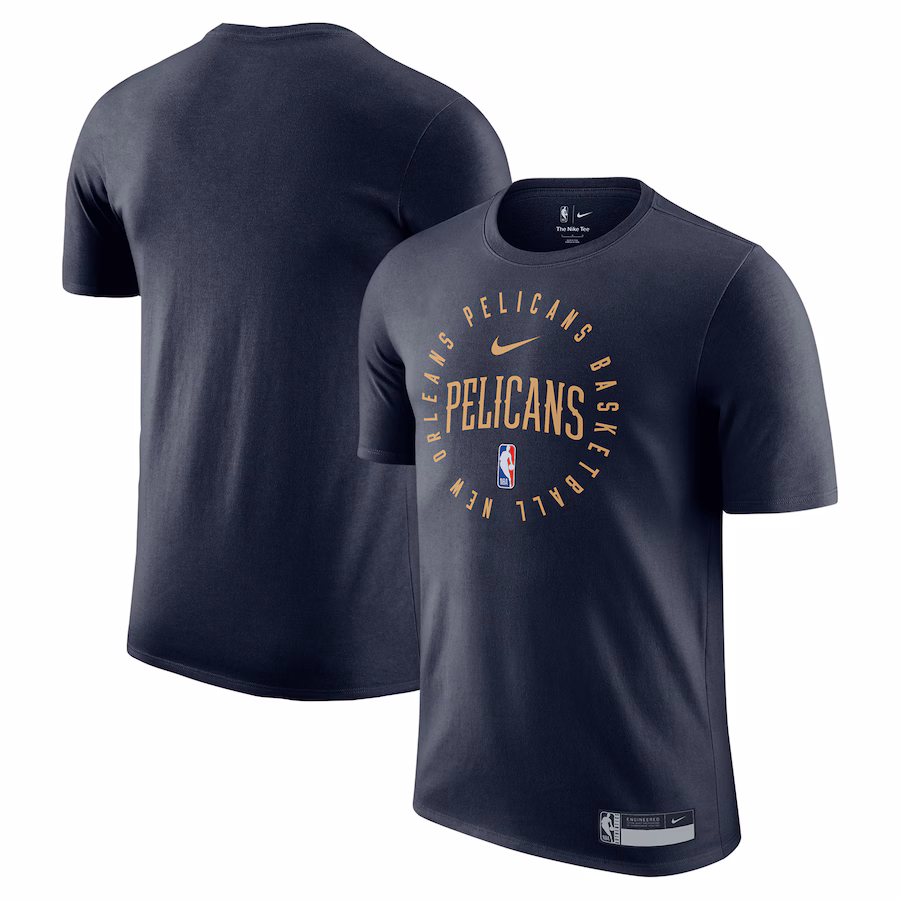 Men's New Orleans Pelicans Nike Navy 2024/25 Legend On-Court Practice Performance T-Shirt - SUjersey01
