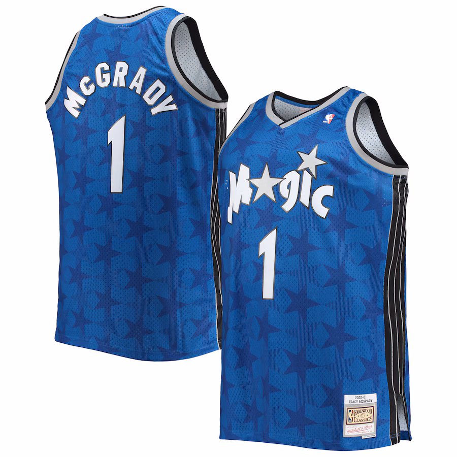 Men's Orlando Magic Tracy McGrady Mitchell & Ness Blue Big & Tall 2000/01 Hardwood Classics Swingman Jersey - SUjersey01