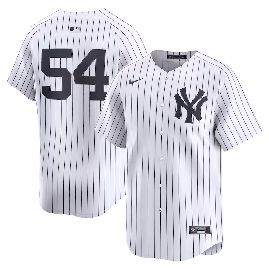 Men's New York Yankees Max Fried Nike White Home Limited Player Jersey - SUjersey01