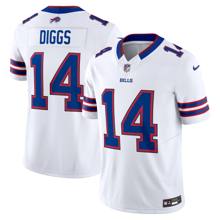 Men's Buffalo Bills Stefon Diggs Nike White Vapor F.U.S.E. Limited Jersey - SUjersey01
