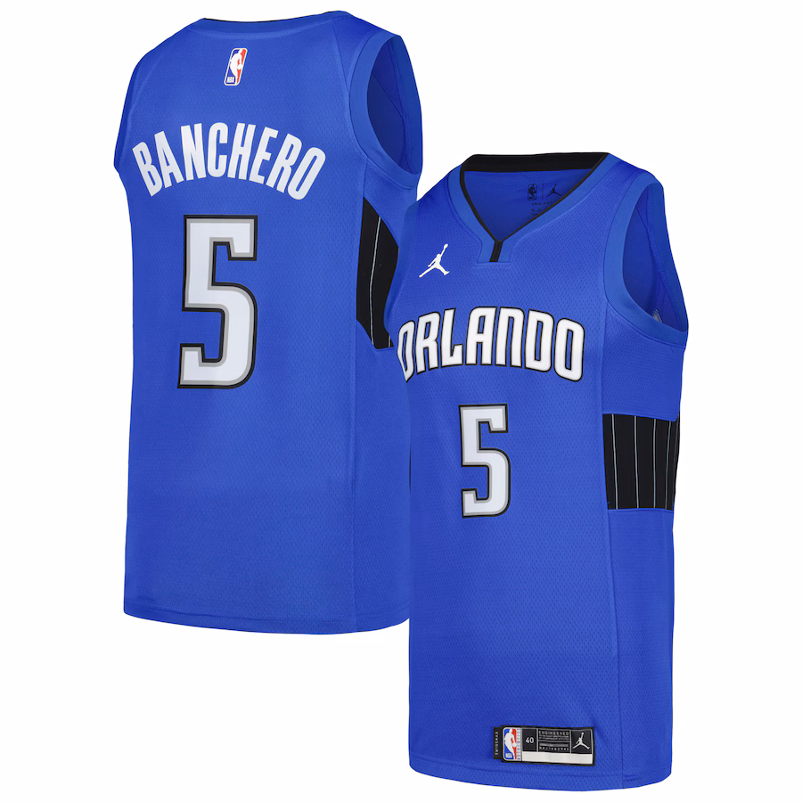 Men's Orlando Magic Paolo Banchero Jordan Brand Royal Swingman Player Jersey - Statement Edition - SUjersey01