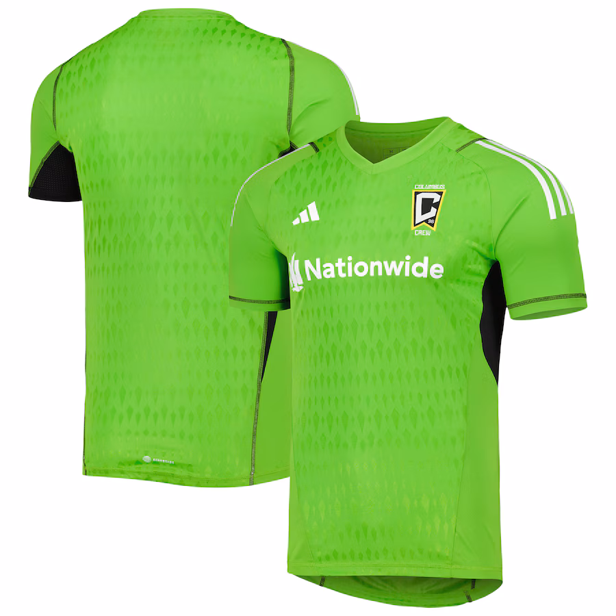 Men's Columbus Crew adidas Green 2023 Replica Goalkeeper Jersey - SUjersey01