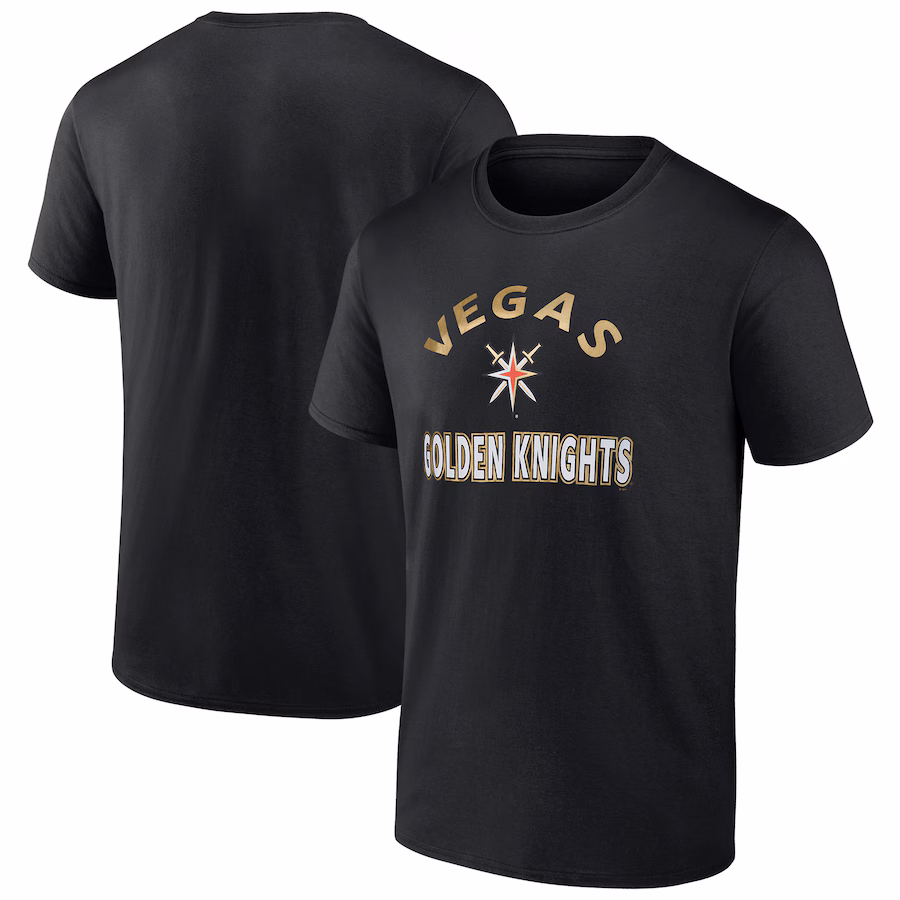Men's Vegas Golden Knights Fanatics Black Humble T-Shirt - SUjersey01