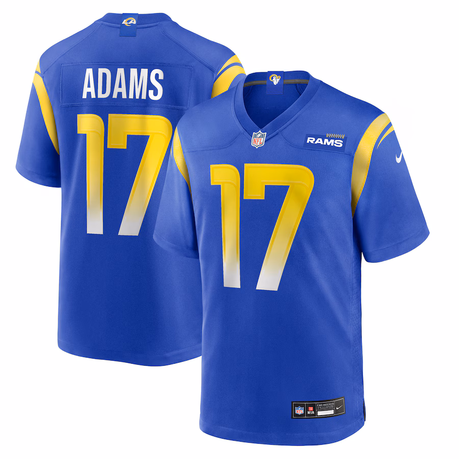 Youth Los Angeles Rams Davante Adams Nike Royal Game Jersey - SUjersey01