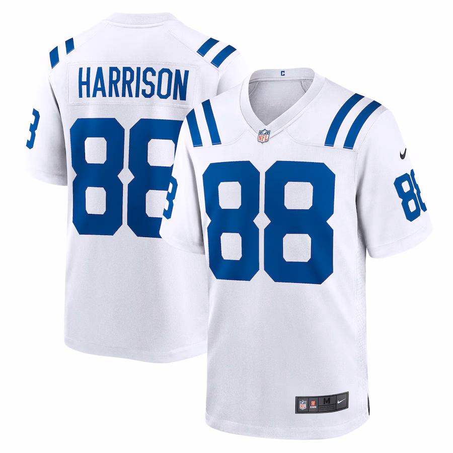 Men's Indianapolis Colts Marvin Harrison Nike White Retired Player Game Jersey - SUjersey01