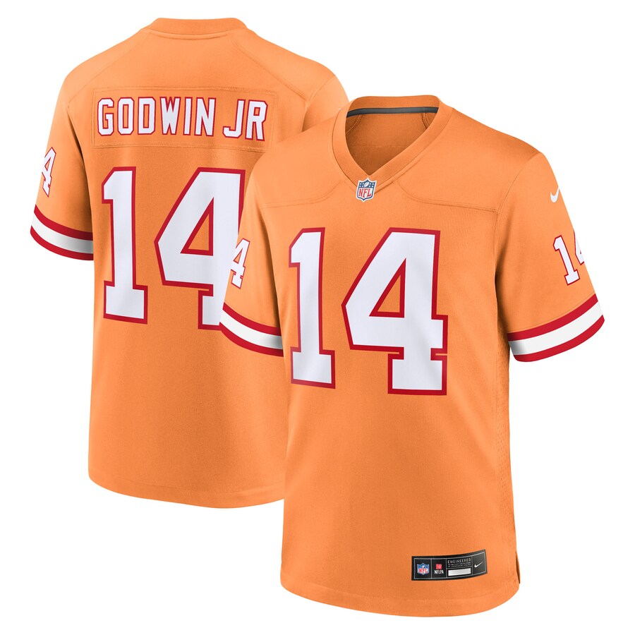 Men's Tampa Bay Buccaneers Chris Godwin Jr. Nike Orange Alternate Game Player Jersey - SUjersey01