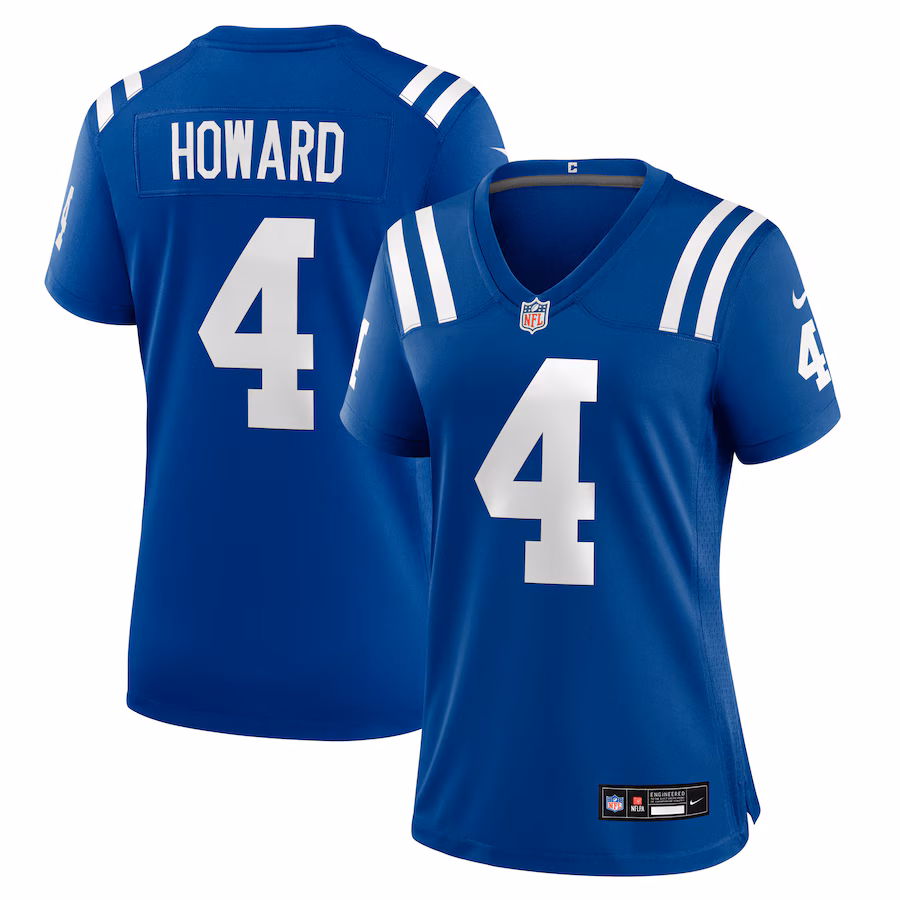 Women's Indianapolis Colts Xavien Howard Nike Royal Team Game Jersey - SUjersey01