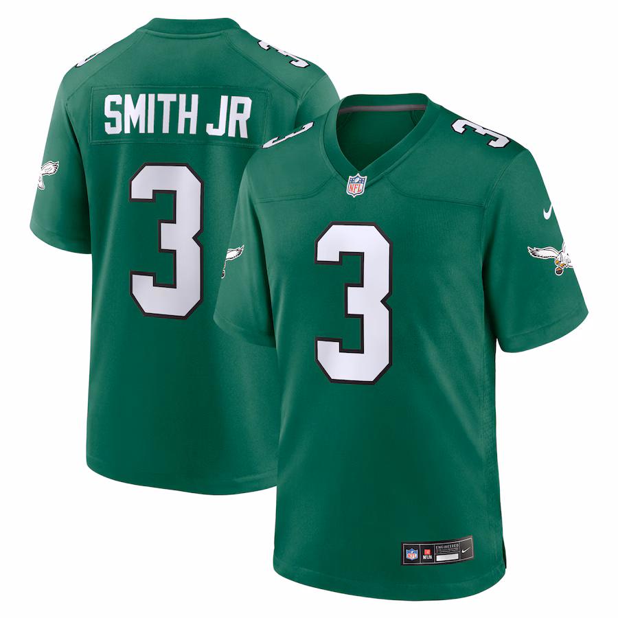 Men's Philadelphia Eagles Nolan Smith Nike Kelly Green Alternate Game Jersey - SUjersey01