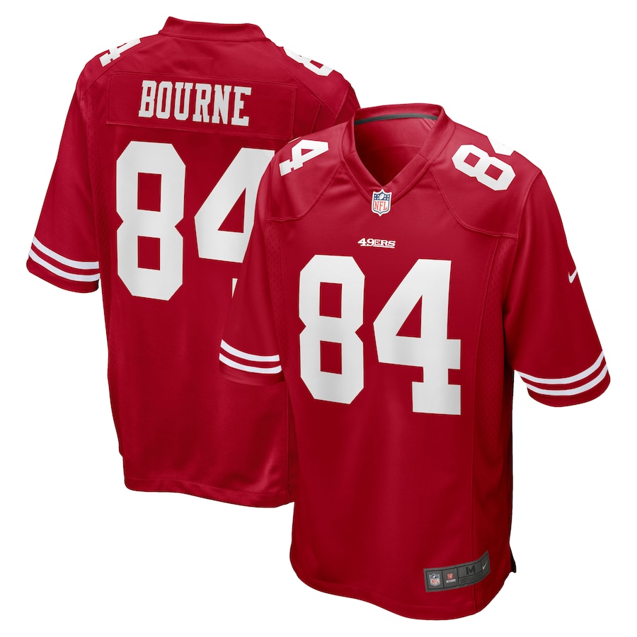 Men's San Francisco 49ers Kendrick Bourne Nike Scarlet Team Game Jersey - Ujersey NFL Shop