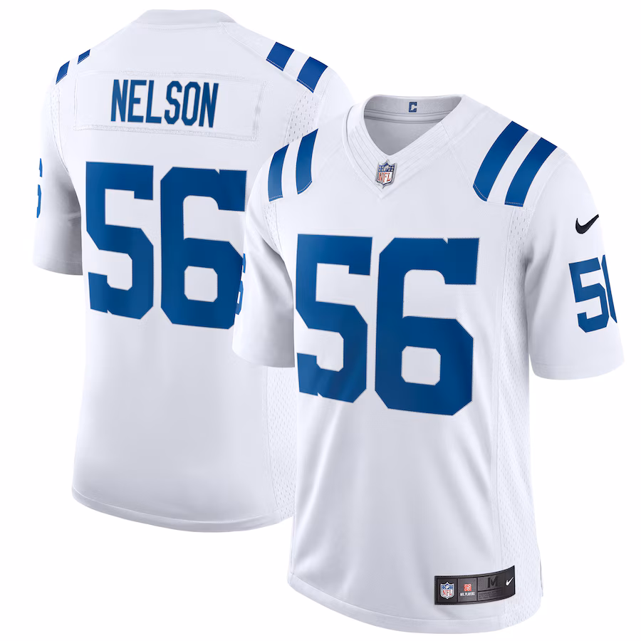 Men's Indianapolis Colts Quenton Nelson Nike White Vapor Limited Jersey - Ujersey NFL Shop