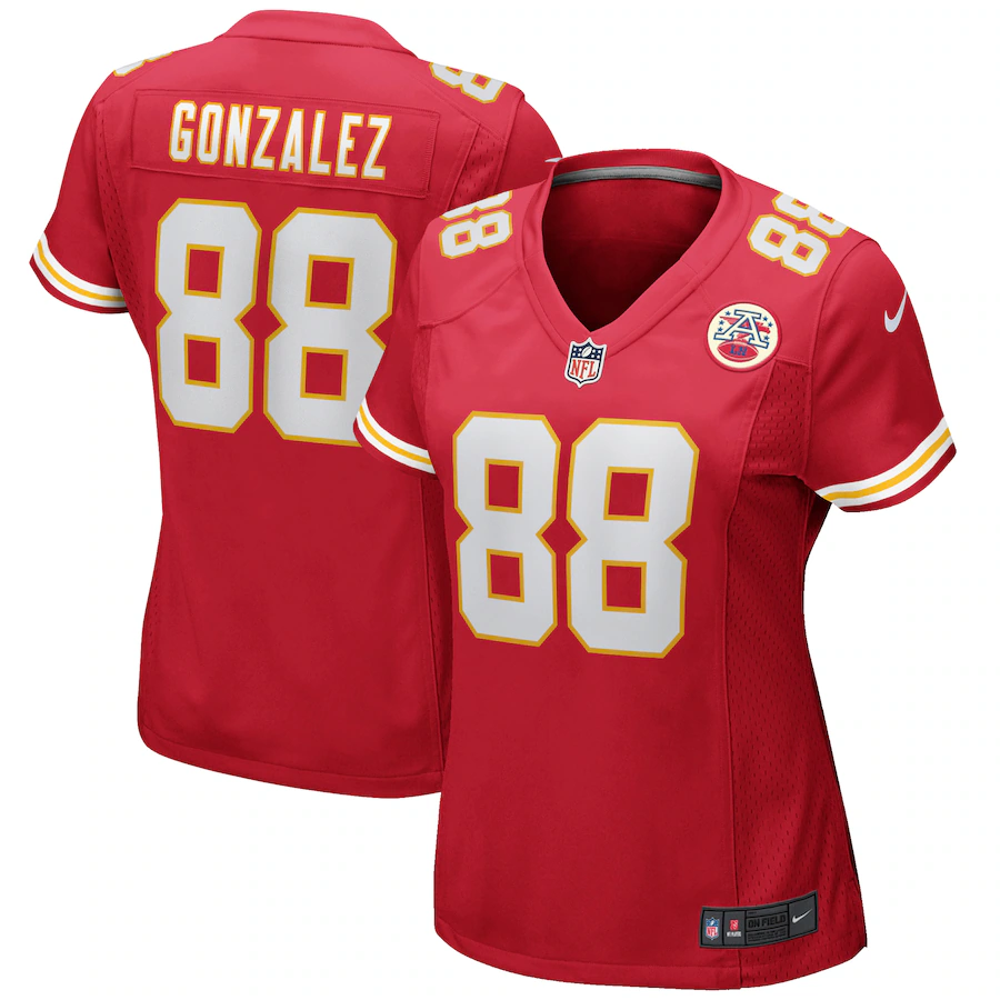 Women's Kansas City Chiefs Tony Gonzalez Nike Red Game Retired Player Jersey - Ujersey NFL Shop