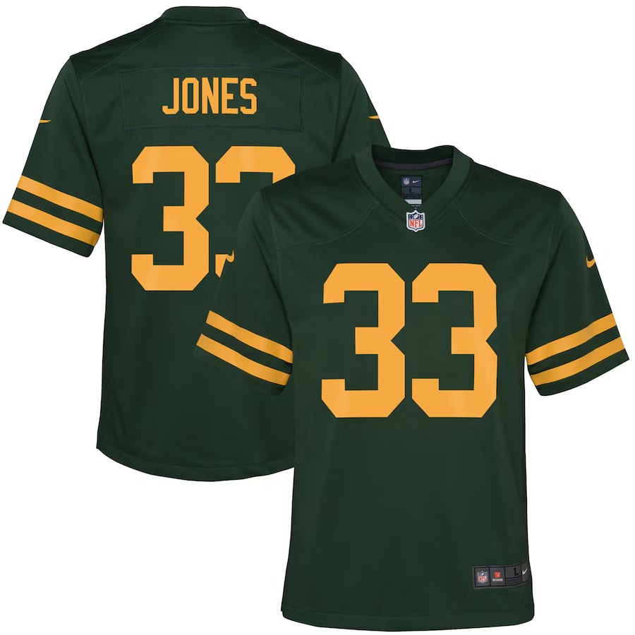 Youth Green Bay Packers Aaron Jones Nike Green Game Jersey - Ujersey NFL Shop