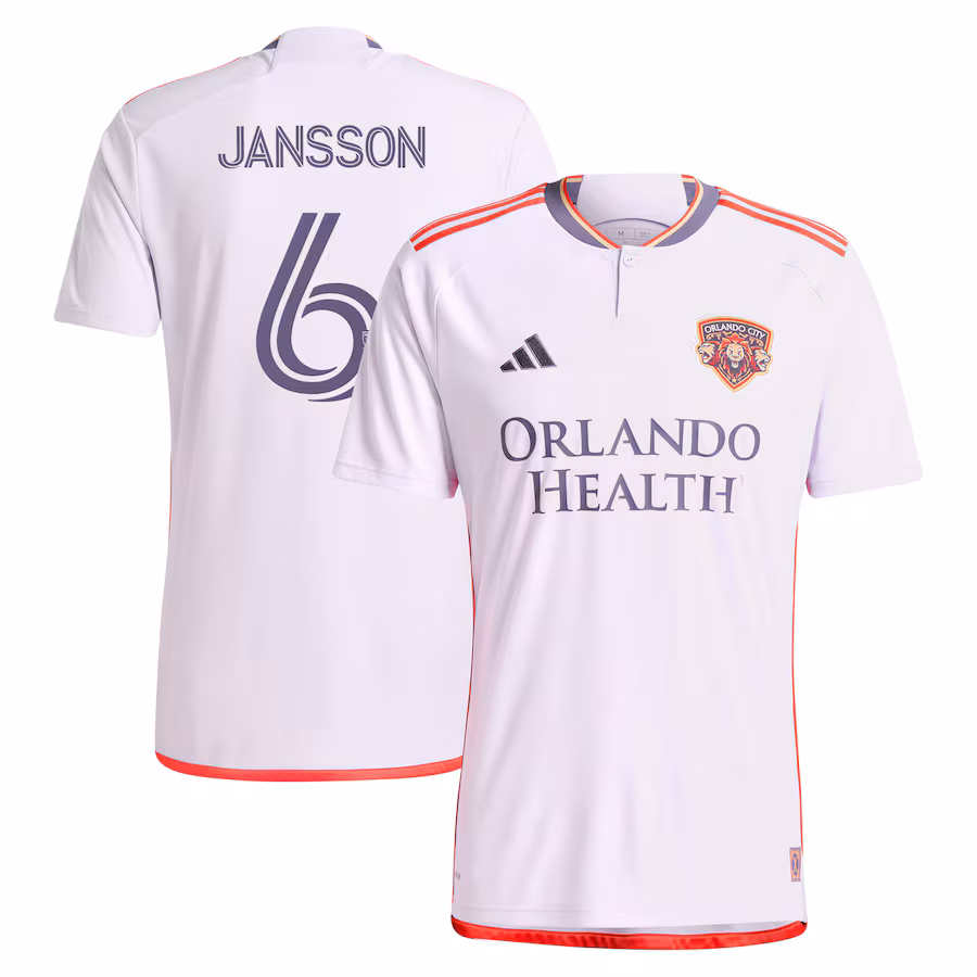 Men's Orlando City SC Robin Jansson adidas Purple 2024 Legacy Kit Replica Player Jersey - Ujersey NFL Shop