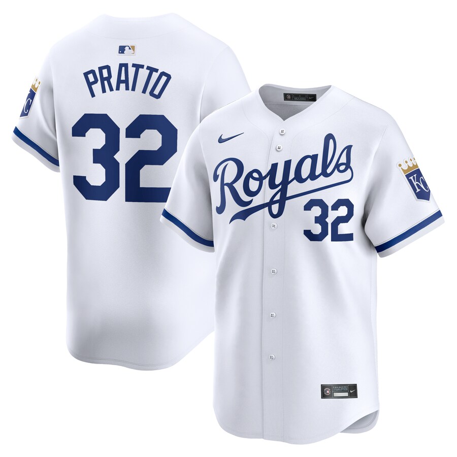 Men's Kansas City Royals Nick Pratto Nike White Home Limited Player Jersey - Ujersey NFL Shop