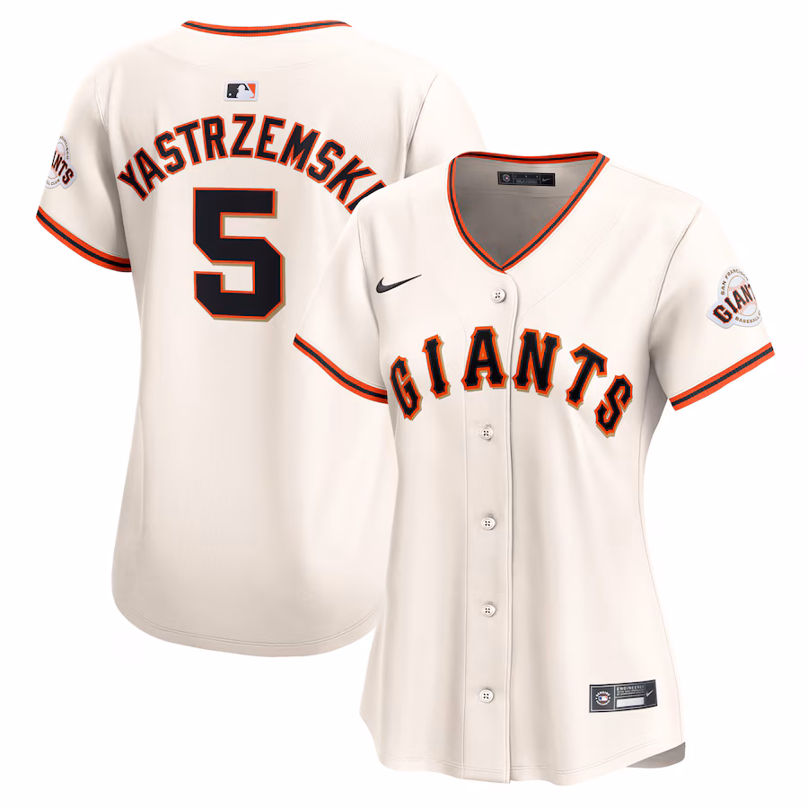 Women's San Francisco Giants Mike Yastrzemski Nike Cream Home Limited Player Jersey - Ujersey NFL Shop