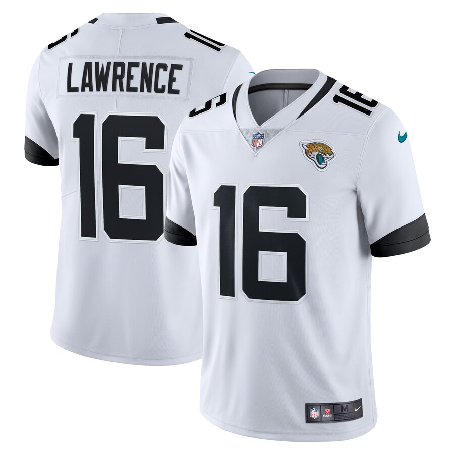 Men's Jacksonville Jaguars Trevor Lawrence Nike White Vapor Limited Jersey - Ujersey NFL Shop