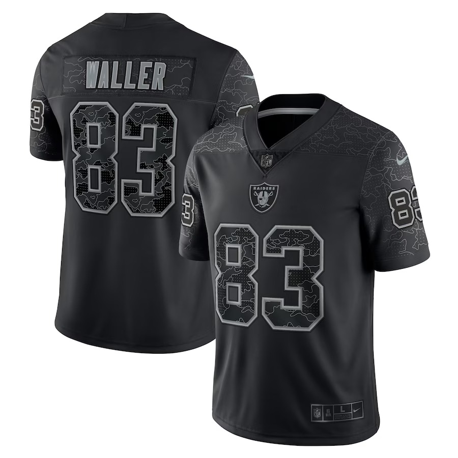 Men's Las Vegas Raiders Darren Waller Nike Black RFLCTV Limited Jersey - Ujersey NFL Shop