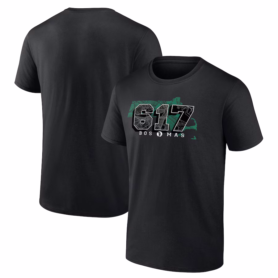 Men's Boston Celtics  Black Core Hometown Launch T-Shirt - Ujersey