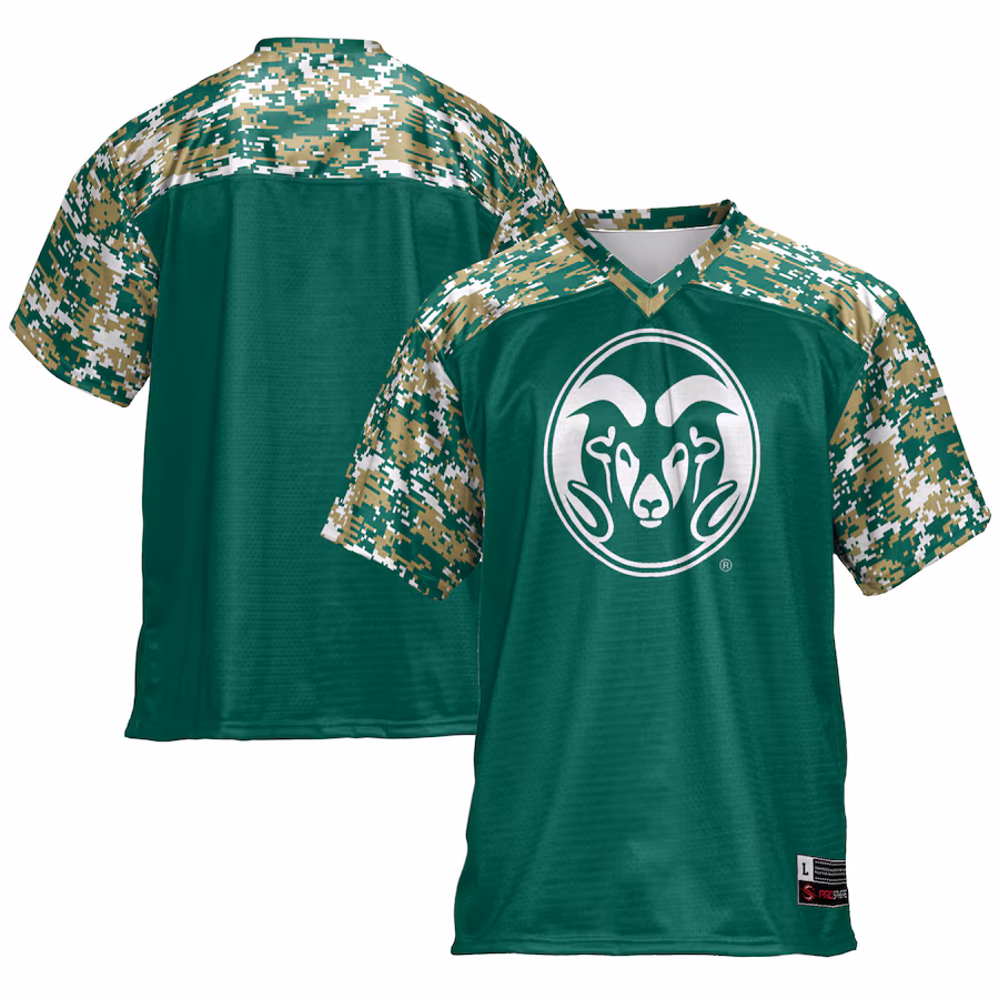 Men's GameDay Greats Green Colorado State Rams Football Jersey - Ujersey