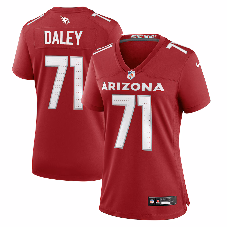 Women's Arizona Cardinals Dennis Daley Nike Cardinal Nike Women's Team Color Jersey - Ujersey NFL Shop