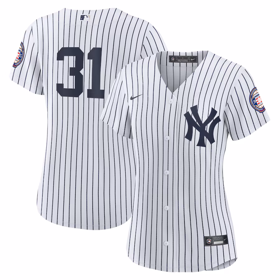Women's New York Yankees Ichiro Suzuki Nike White 2025 Baseball Hall of Fame Replica Jersey - Ujersey NFL Shop
