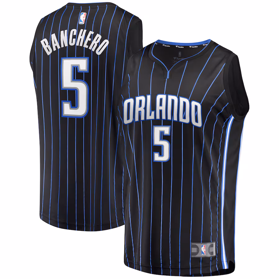 Youth Orlando Magic Paolo Banchero Fanatics Black Fast Break Player Jersey - Icon Edition - Ujersey NFL Shop