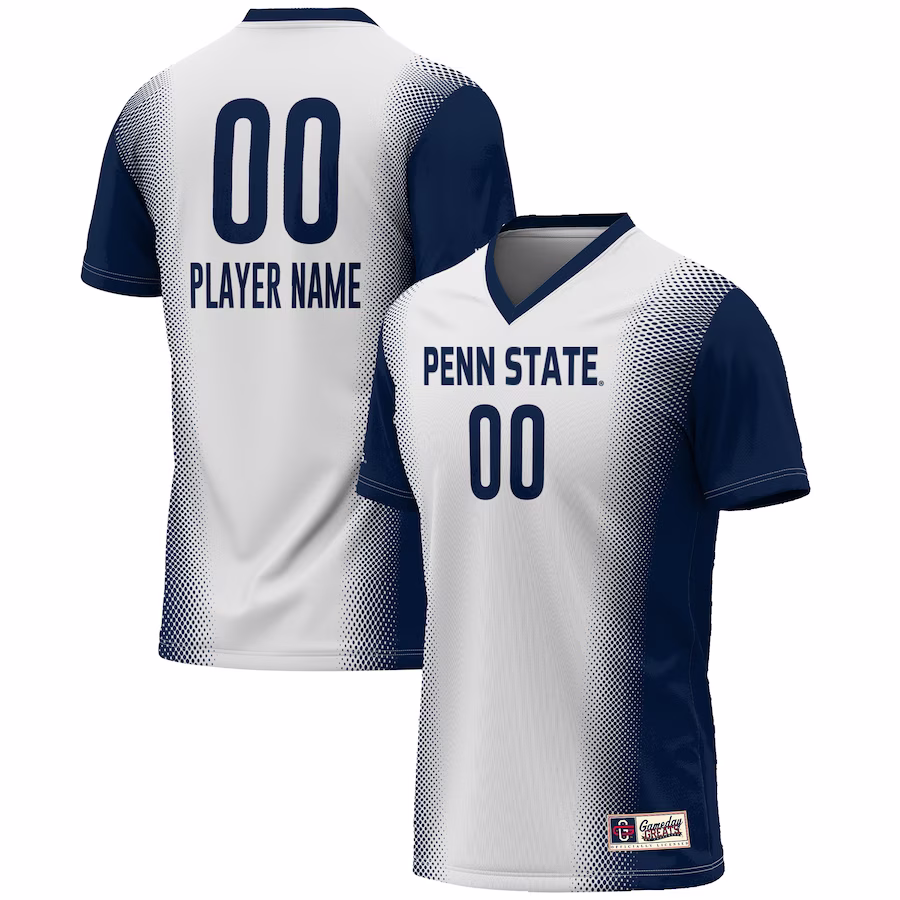 Penn State Nittany Lions GameDay Greats Youth NIL Pick-A-Player Lightweight Women's Soccer Jersey - White - Ujersey NFL Shop